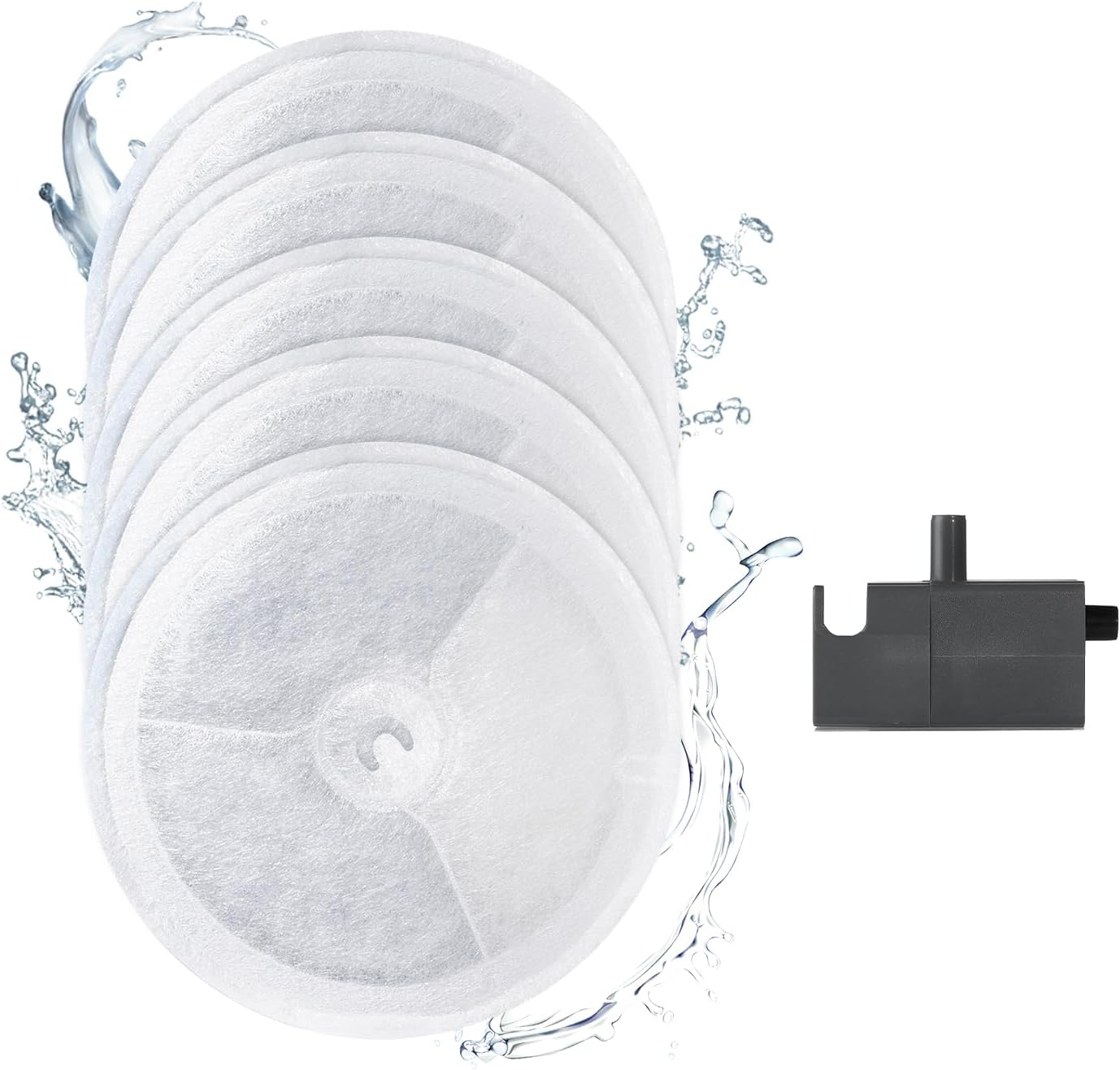 PETKIT Replacement Filter Units 3.0 and Wireless Pump for PETKIT Pet Water Fountains Eversweet 2S/3/3 Pro,Eversweet Solo/Solo SE & CYBERTAIL